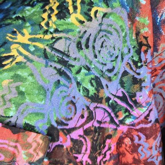 Vintage Anxious Men's Multicolor Frog Graphic Shirt NWT - Picture 13 of 16